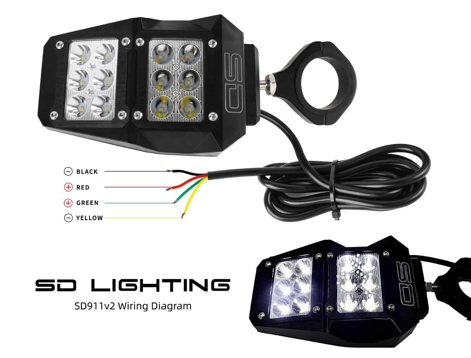 Espejos Laterales LED SD Lighting con Carcasa de Aluminio, - Imagen 6