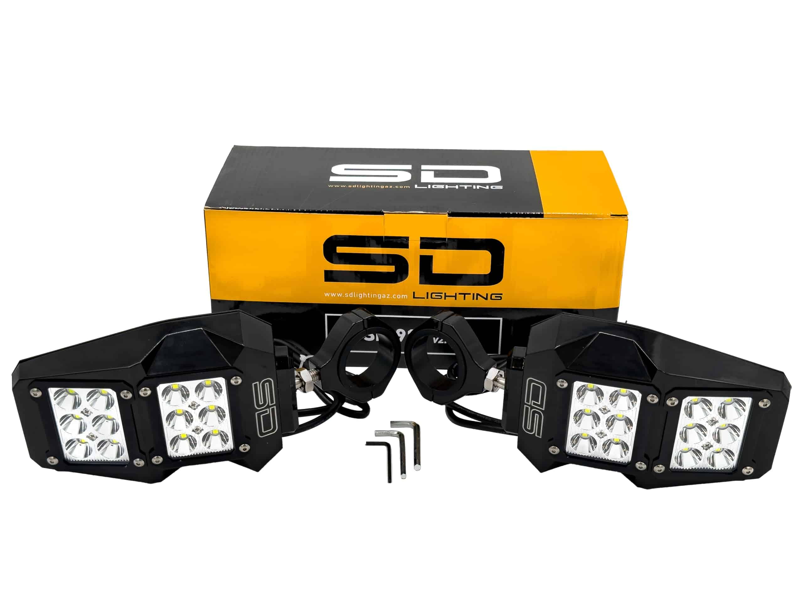 Espejos Laterales LED SD Lighting con Carcasa de Aluminio,