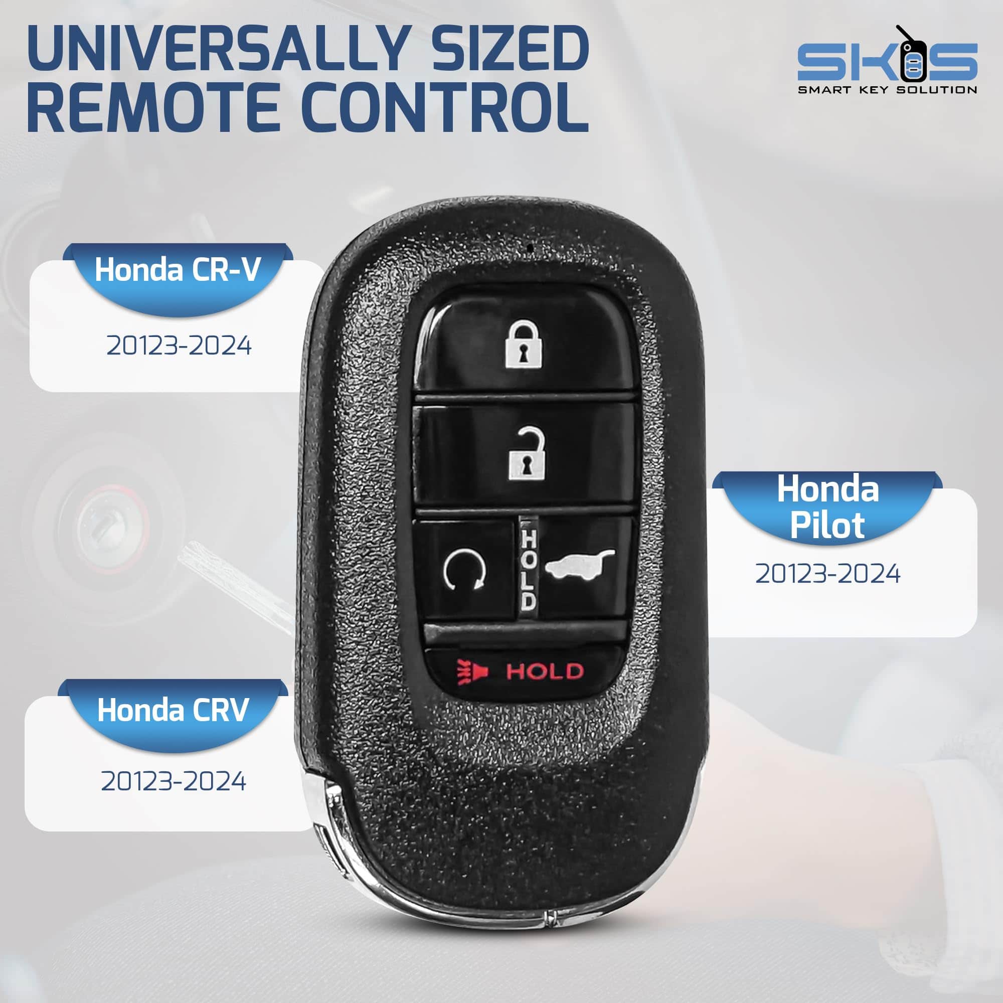 Control Remoto sin Llave de Repuesto Compatible con Honda - Imagen 4