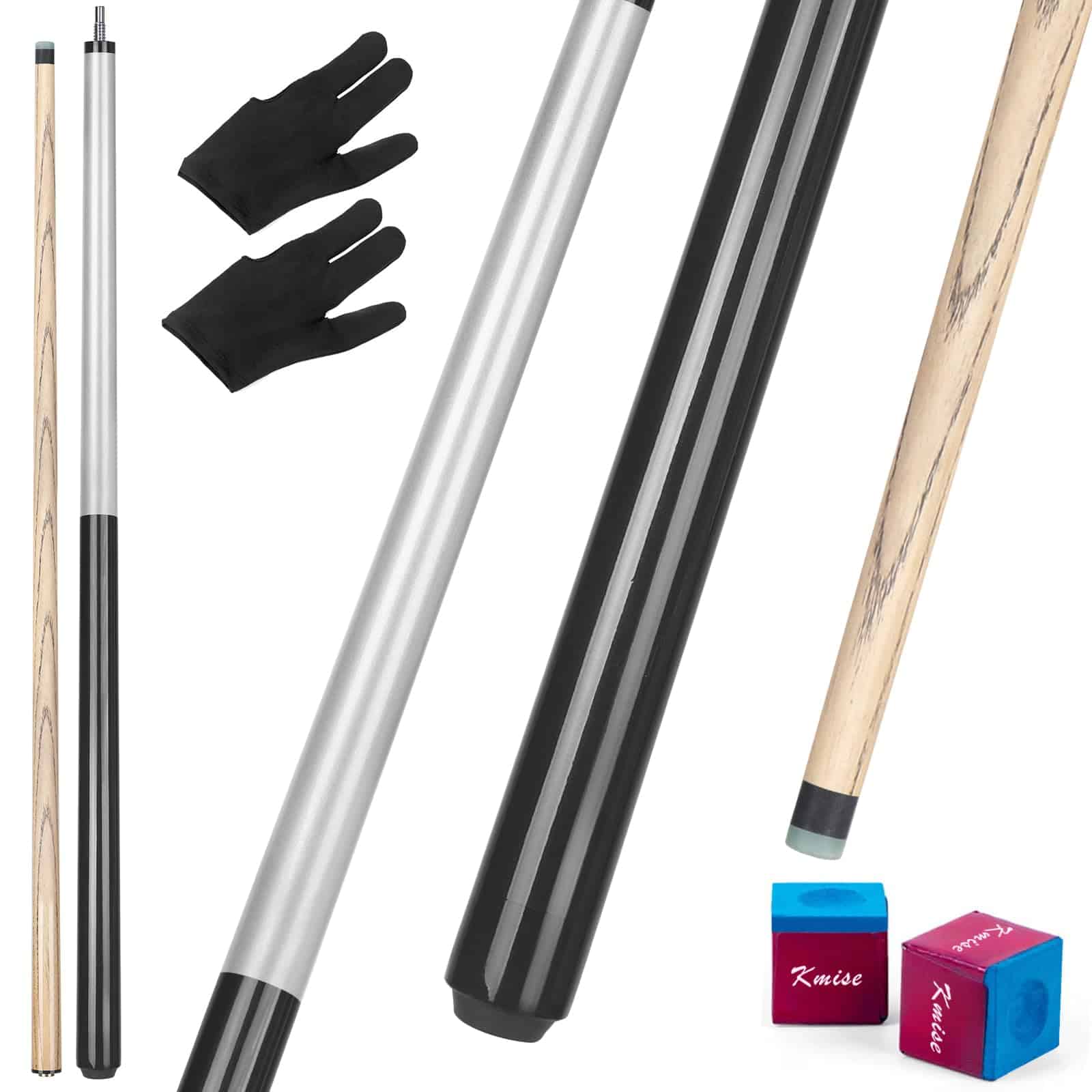 Kmise Palo de Billar para Golpes, Palo de Billar de 57 - Imagen 9