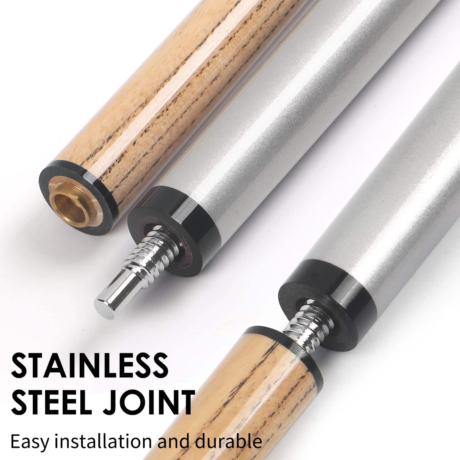 Kmise Palo de Billar para Golpes, Palo de Billar de 57 - Imagen 4