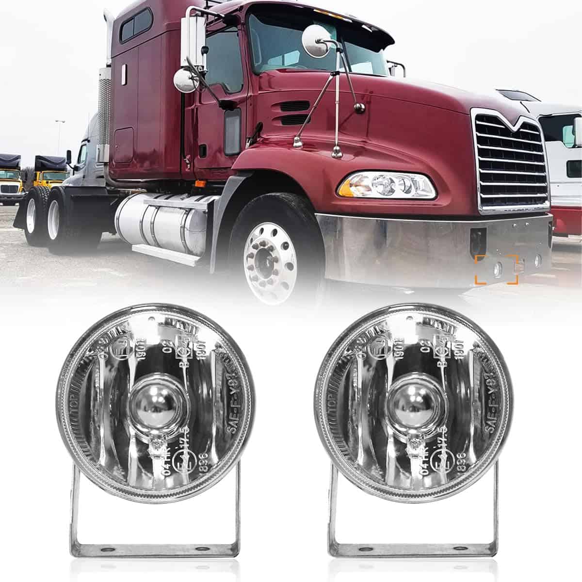 Conjunto de luces antiniebla Hpdmauto para Mack Vision