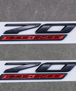 Juego de 2 Emblemas Laterales de Aniversario 70 para Coche