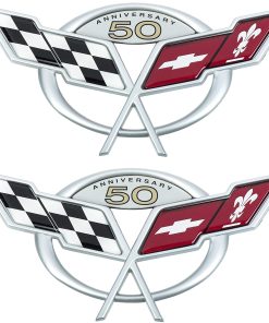 Par de Emblemas Frontales y Traseros 50 Aniversario de