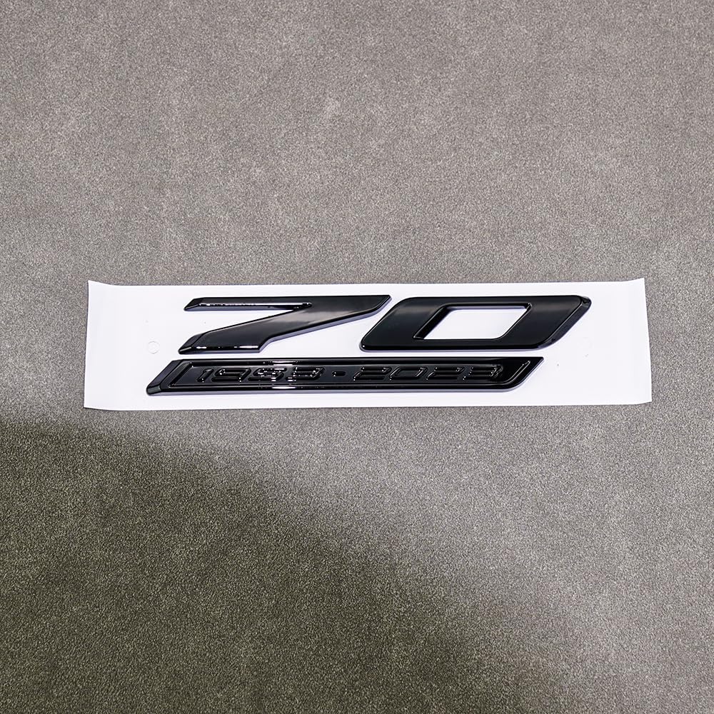 2 Piezas Emblemas Laterales de 70 Aniversario Calcomanía de - Imagen 5