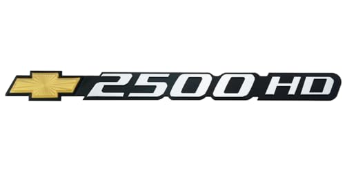 2Pcs 2500 HD Bowtie Emblems Calcomanía delantera y lateral - Imagen 5