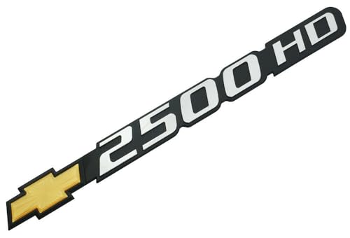 2Pcs 2500 HD Bowtie Emblems Calcomanía delantera y lateral - Imagen 7