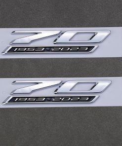 Emblemas laterales de aniversario de 70 años para automóvil