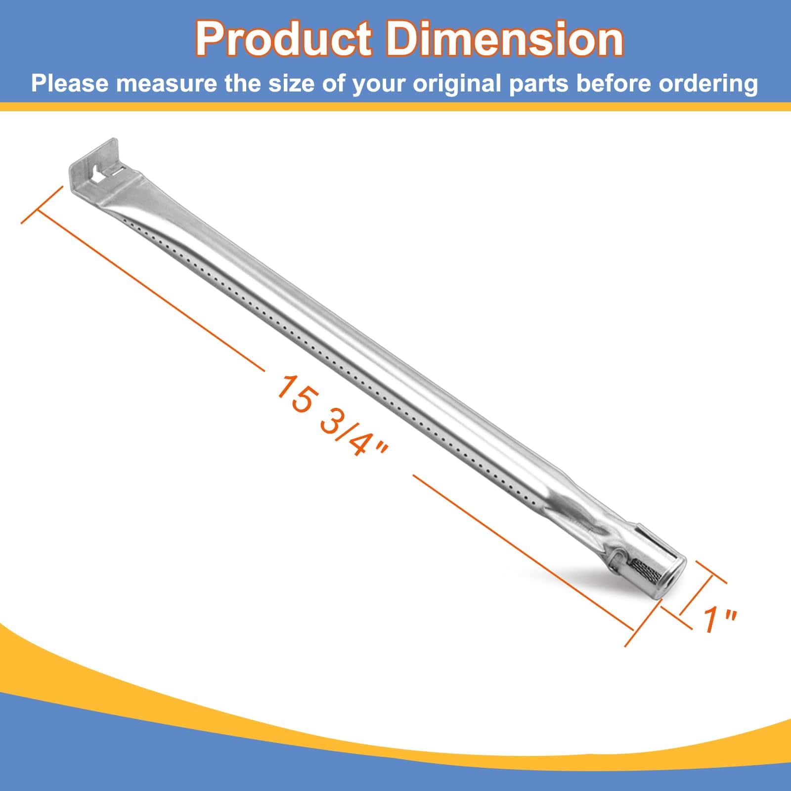 Repuesto de Quemador para Parrilla Derurizy 15 3/4" para - Imagen 3