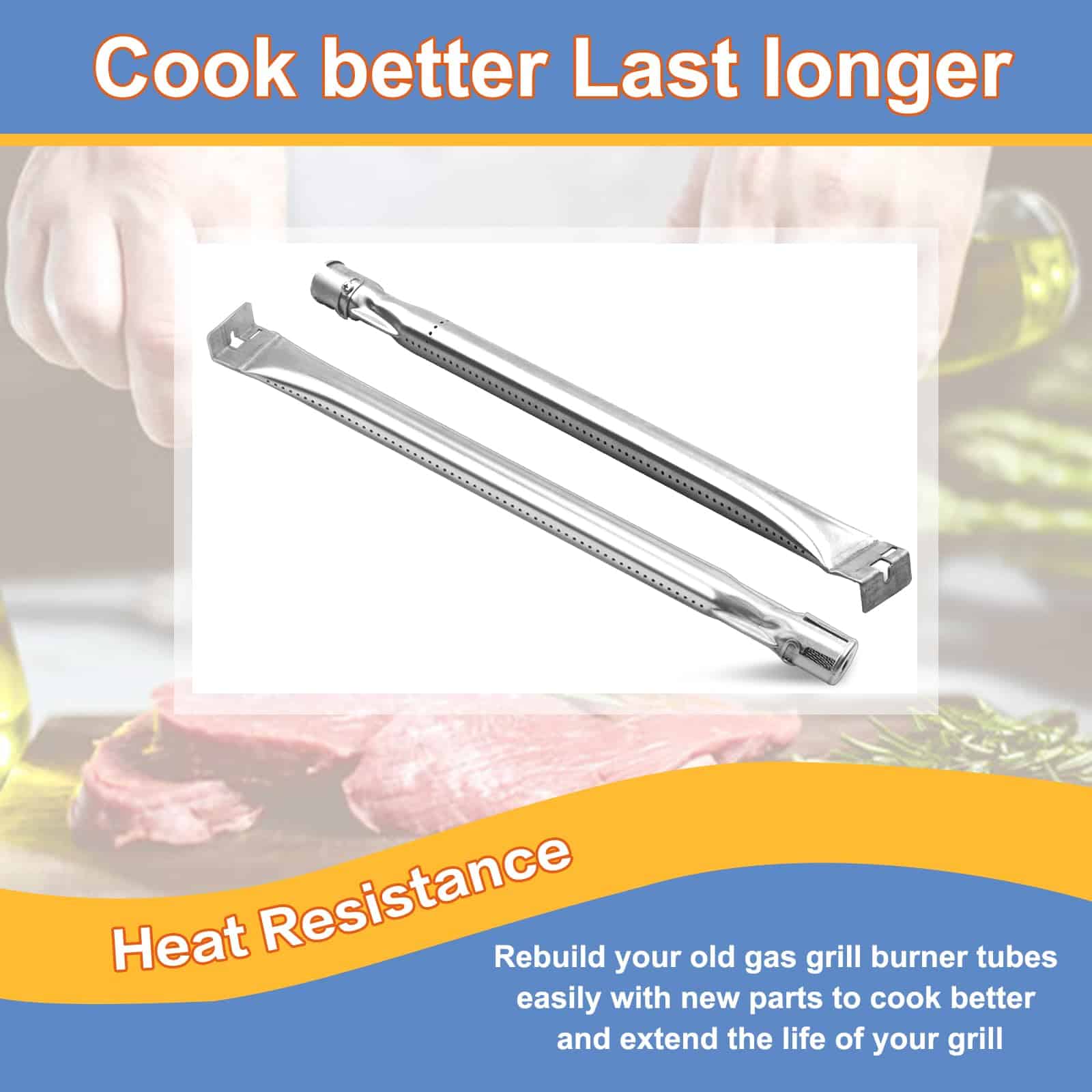 Repuesto de Quemador para Parrilla Derurizy 15 3/4" para - Imagen 6