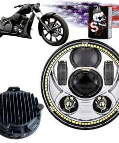 Faros LED SLK-Lights VT1300 Fury Chrome Halo 5 3/4in -