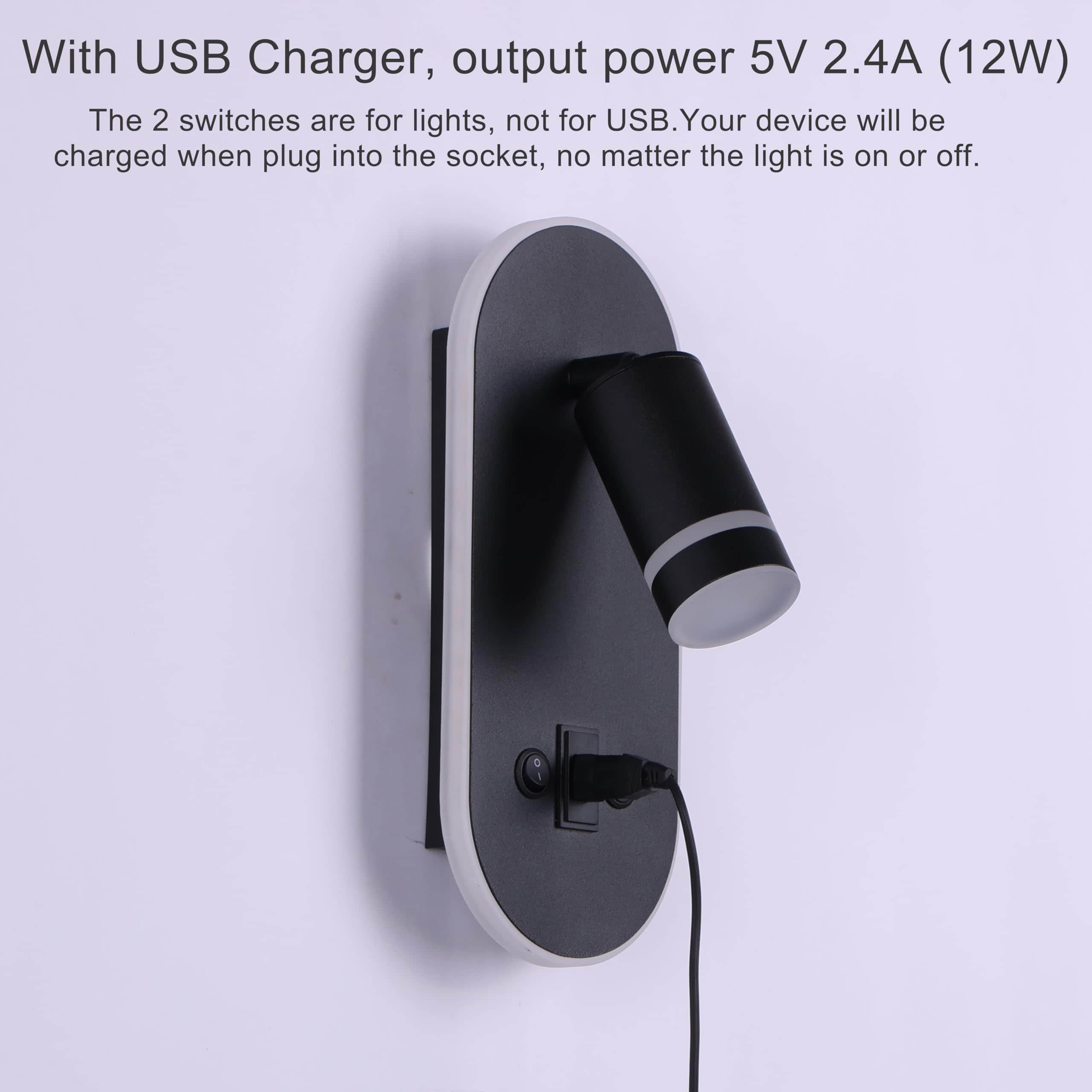 Lámpara de Pared LED para RV Volcode con Interruptor ON/OFF - Imagen 4