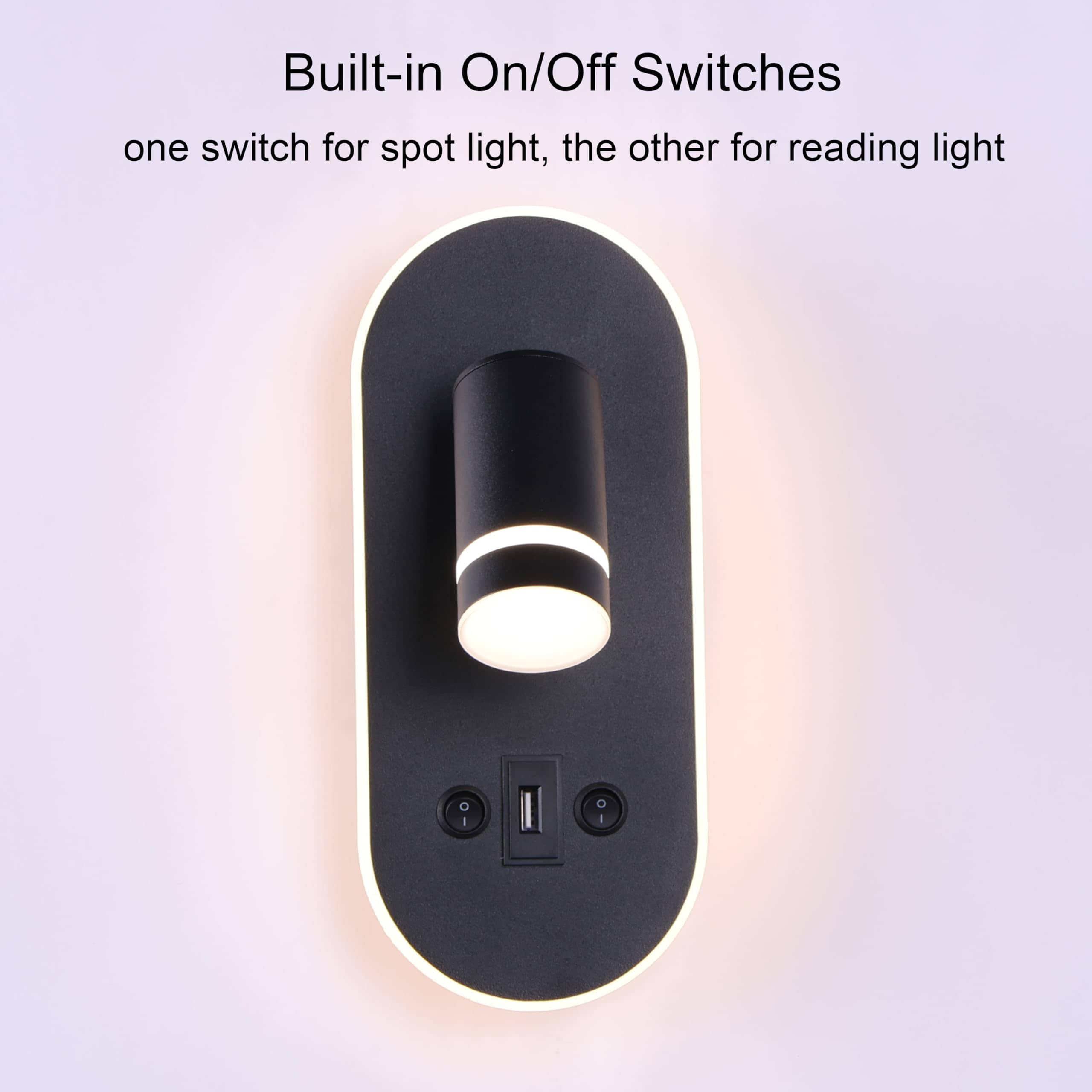 Lámpara de Pared LED para RV Volcode con Interruptor ON/OFF - Imagen 3