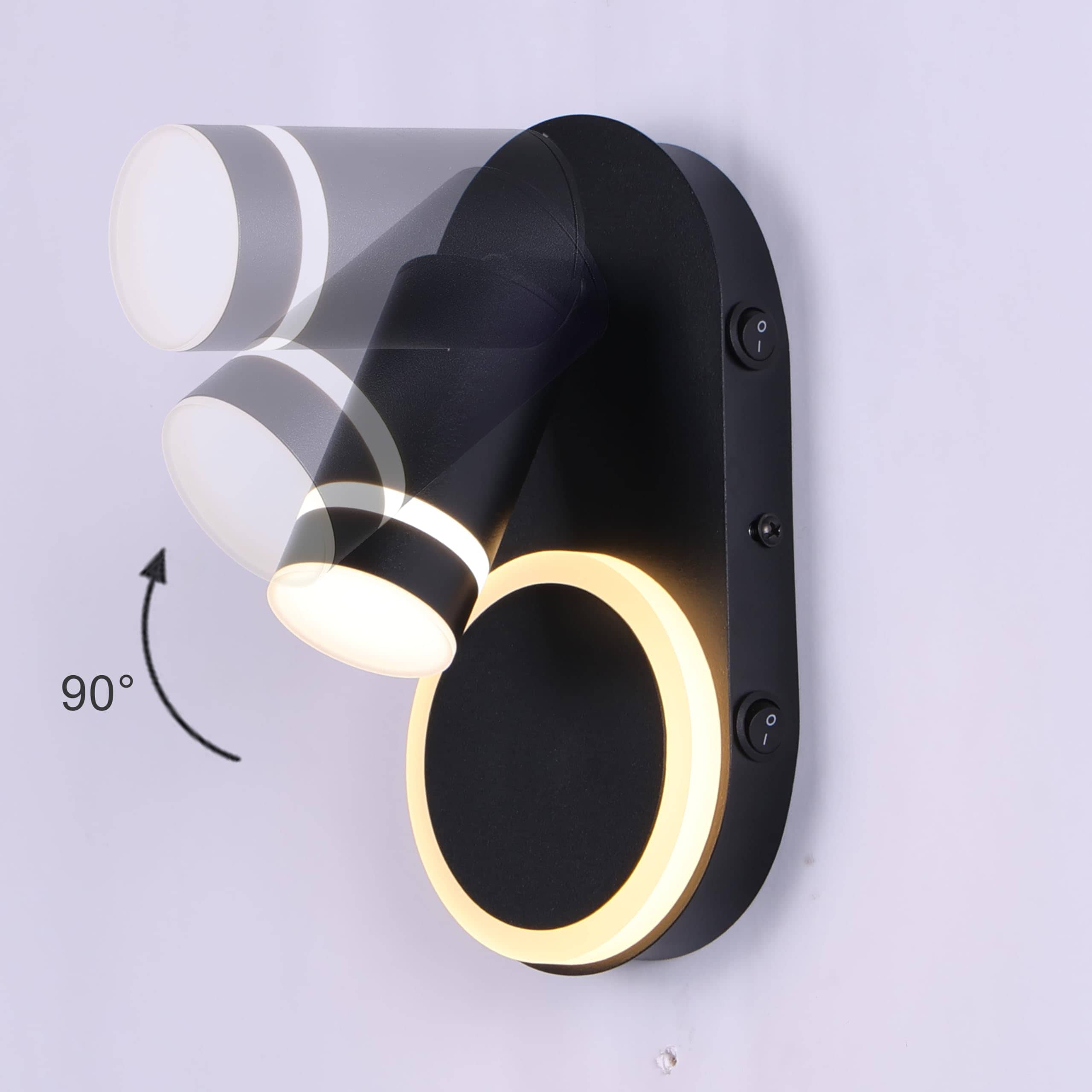 Luz de Pared para RV Volcode con Foco Ajustable y Luz de - Imagen 5