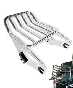 DreDoggMoto Parrilla para Equipaje Desmontable para Dos