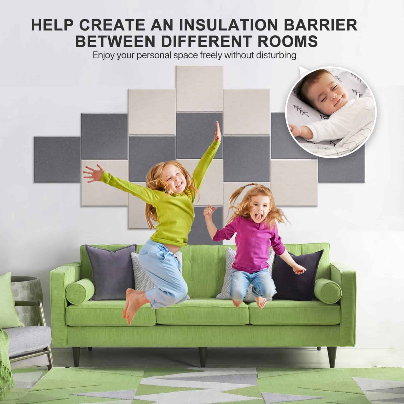 Paneles de Pared Insonorizantes, Kuchoow Paneles Acústicos - Imagen 8