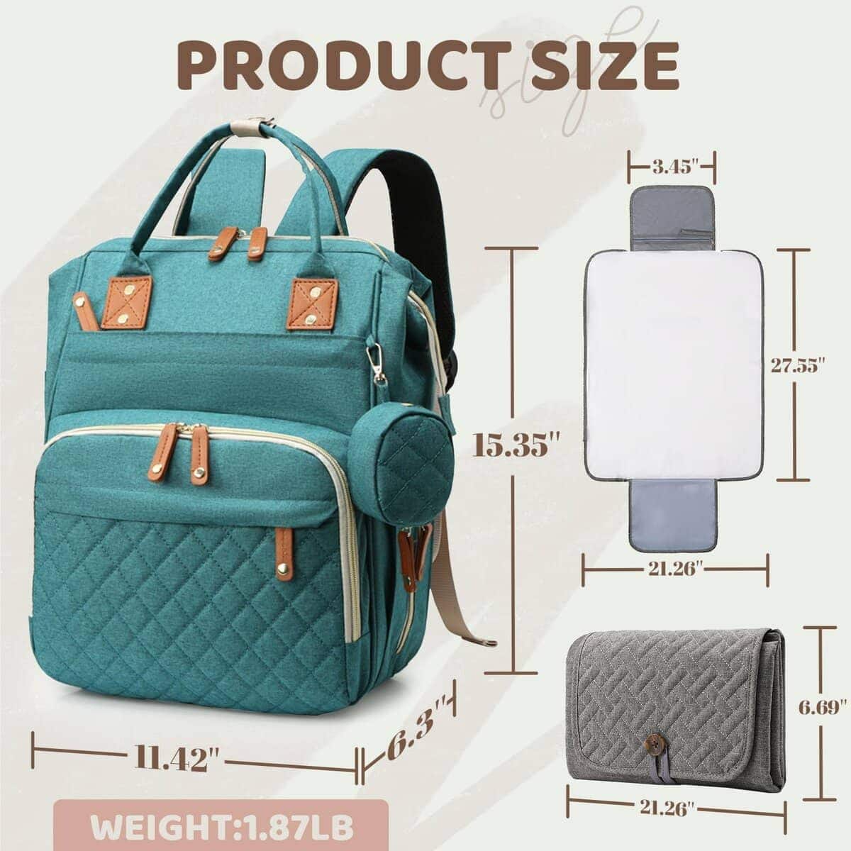 Mochila Cambiador para Bebés: Mochila para Bebés en Color - Imagen 7