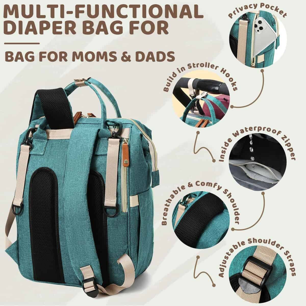 Mochila Cambiador para Bebés: Mochila para Bebés en Color - Imagen 6