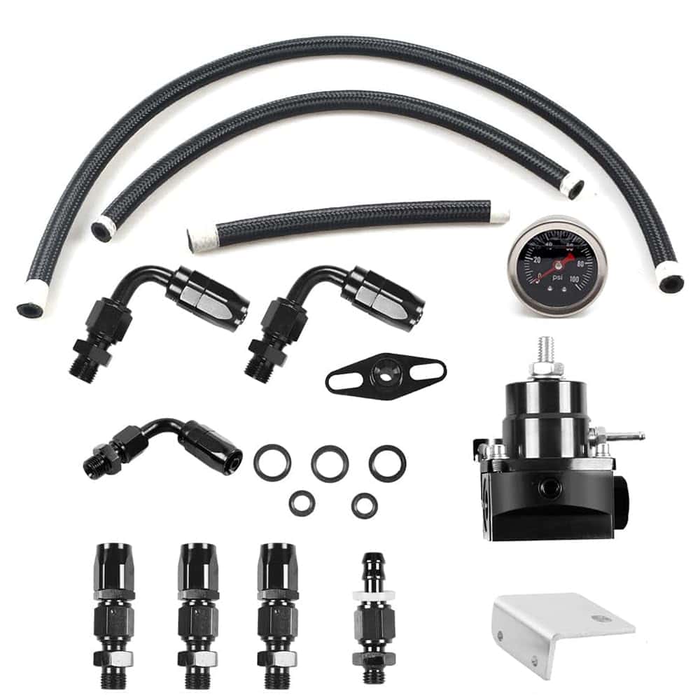 Kit de Regulador de Presión de Combustible con Manómetro de