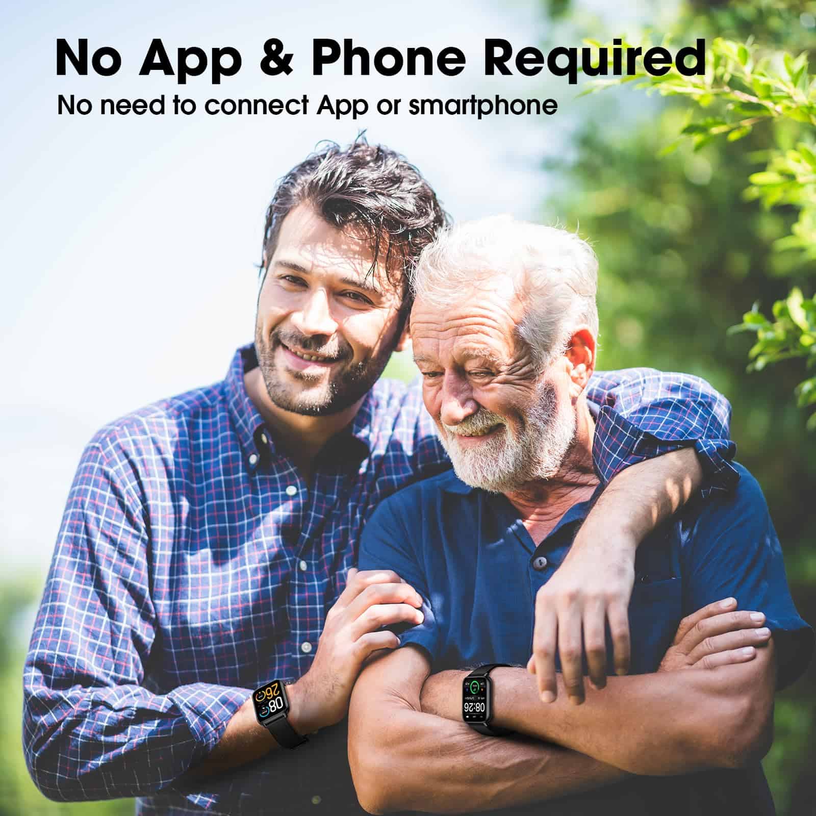 Smart Watch para Hombres y Mujeres, Pantalla de 1.91'' con - Imagen 3