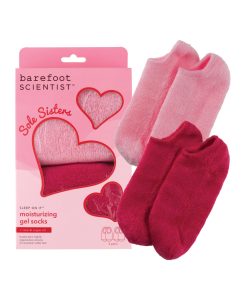 Calcetines hidratantes nocturnos Barefoot -Rojo y Rosa