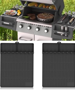 Tapete de Silicona para Utensilios de Parrilla -Negro 2-pack