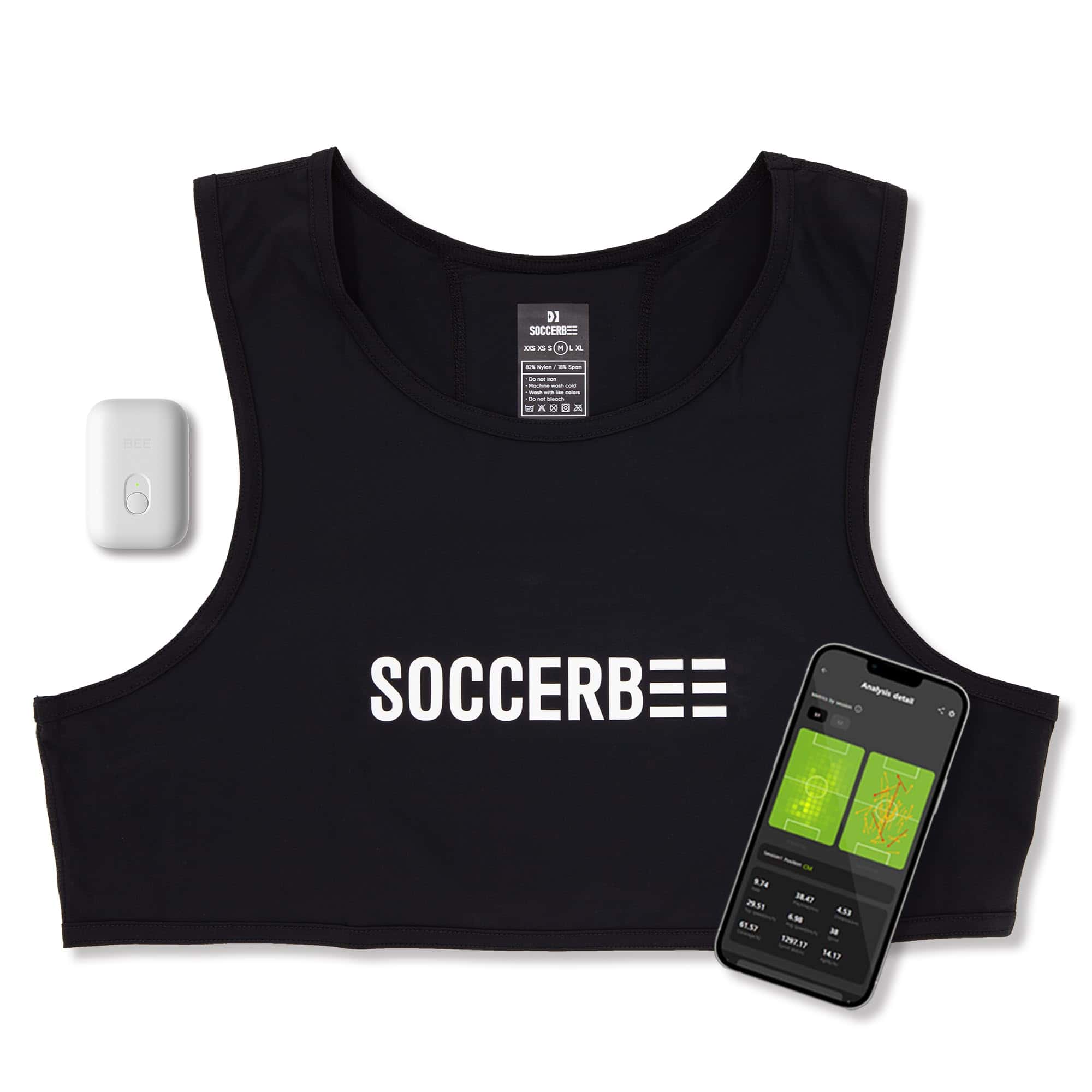SOCCERBEE-Lite2 - Localizador GPS y Chaleco para