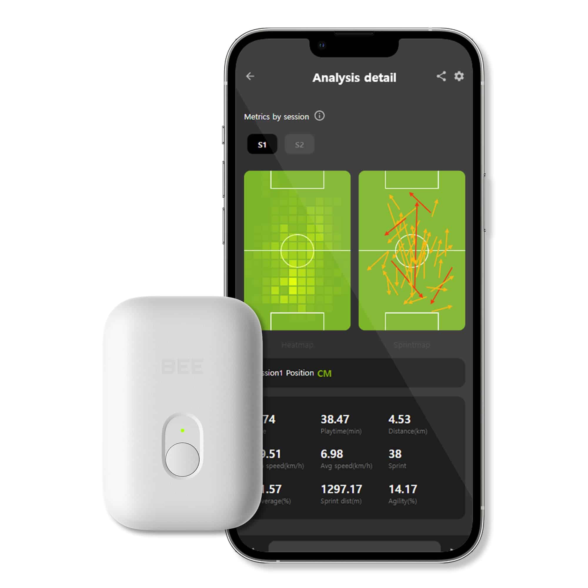 SOCCERBEE-Lite2 - Localizador GPS y Chaleco para - Imagen 3