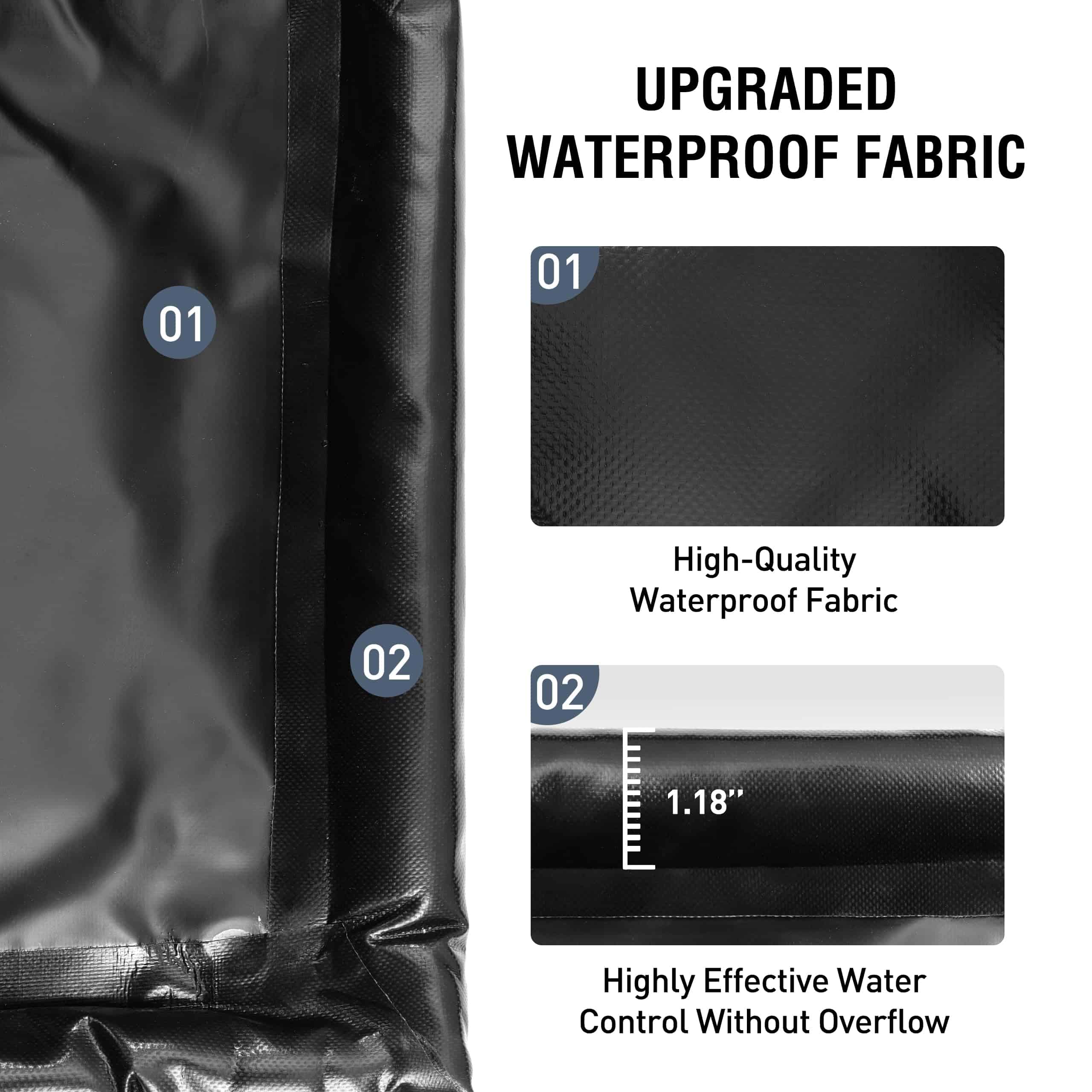 Tapete de Caucho para Piso de Garaje Huatean Home, (7'9" x - Imagen 6