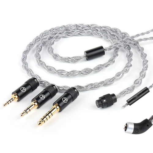 Cable de auriculares FAAEAL TRN Sea Serpent -Plata Gris