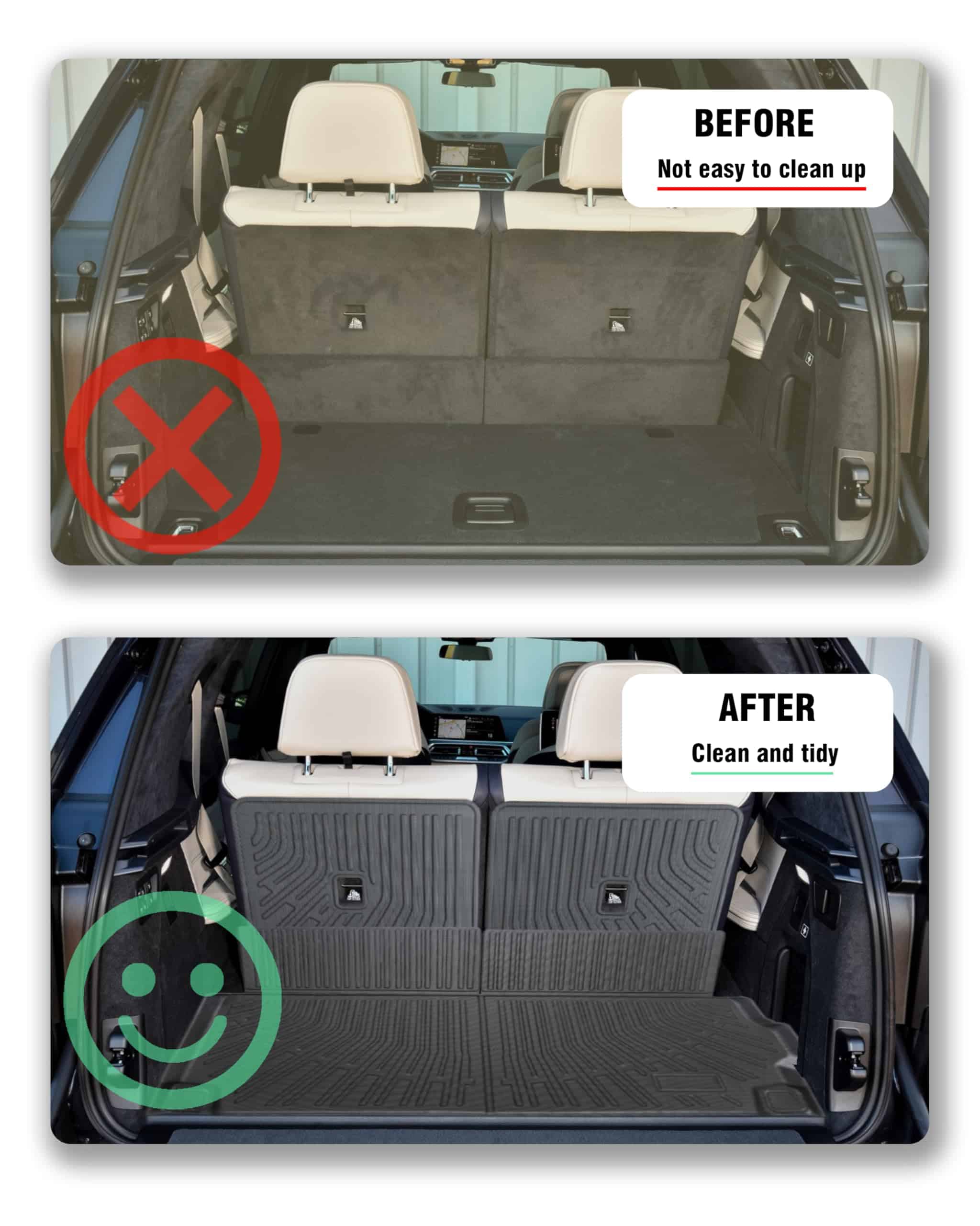 YEBOOCA Protector de Maletero Compatible con BWM X7 - Imagen 4