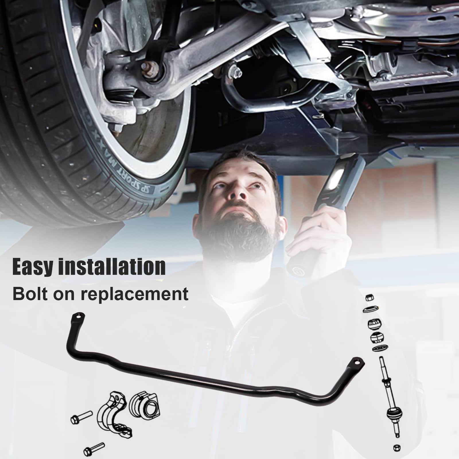 Barra estabilizadora de suspensión delantera 55398938AC - Imagen 5