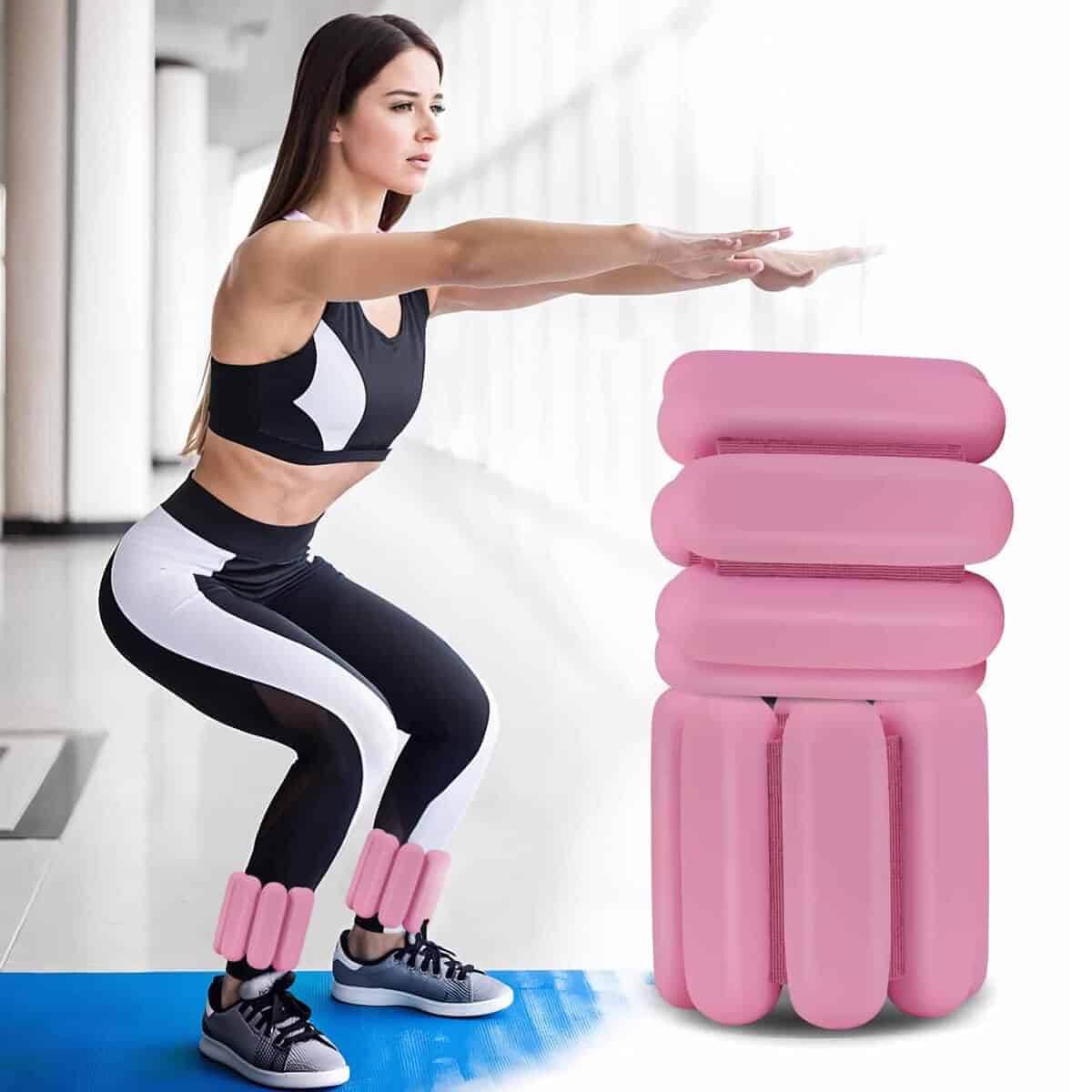 Pesas para Tobillo Mujer Pesas de Muñeca: Juego de Pesas