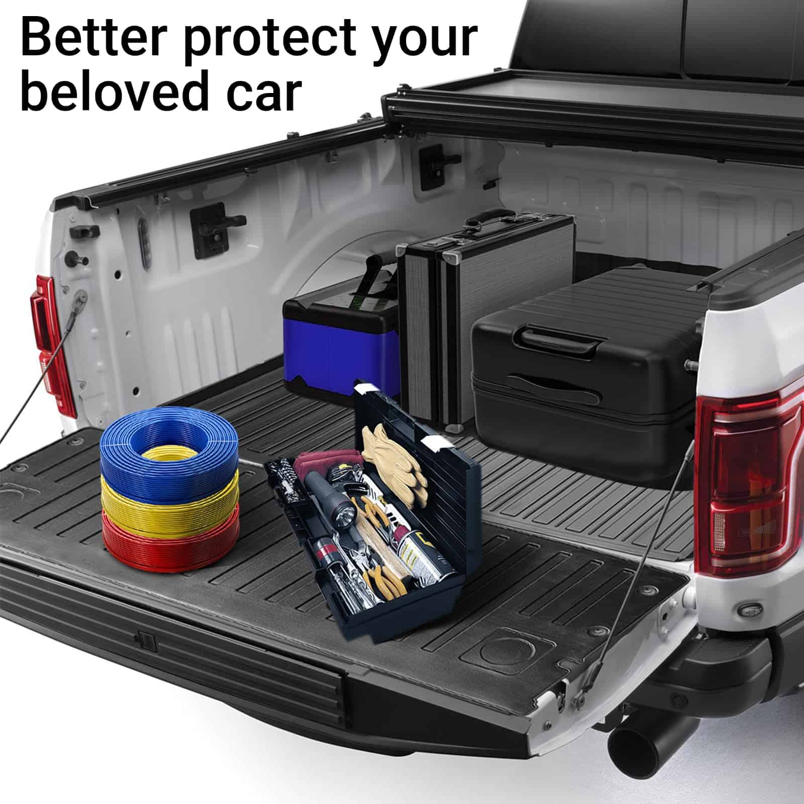 Vanseno Compatible para 2022-2024 Toyota Tundra Alfombra de - Imagen 4