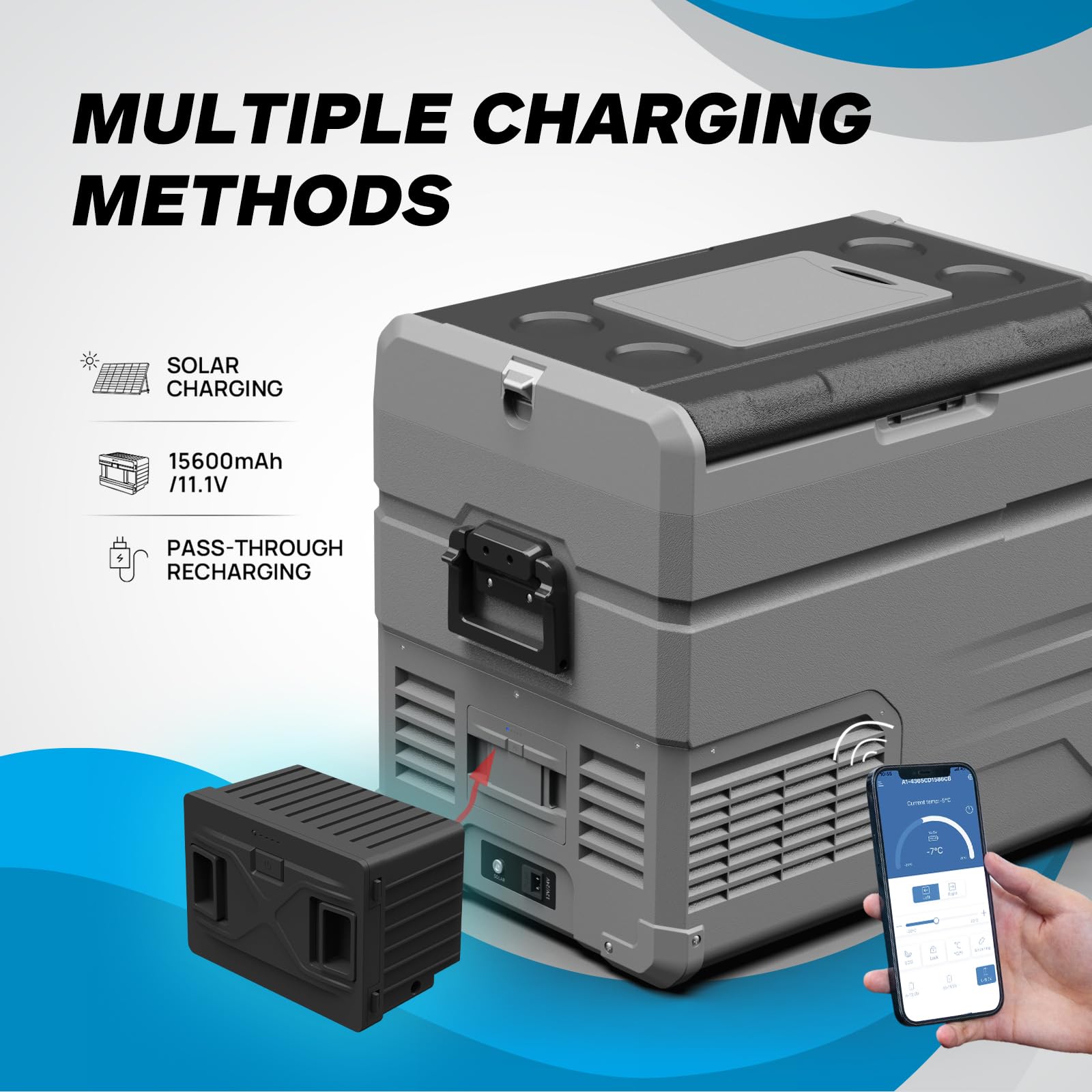 Batería Desmontable de 173Wh DQRGO Upgrade, -Estilo C - Imagen 5