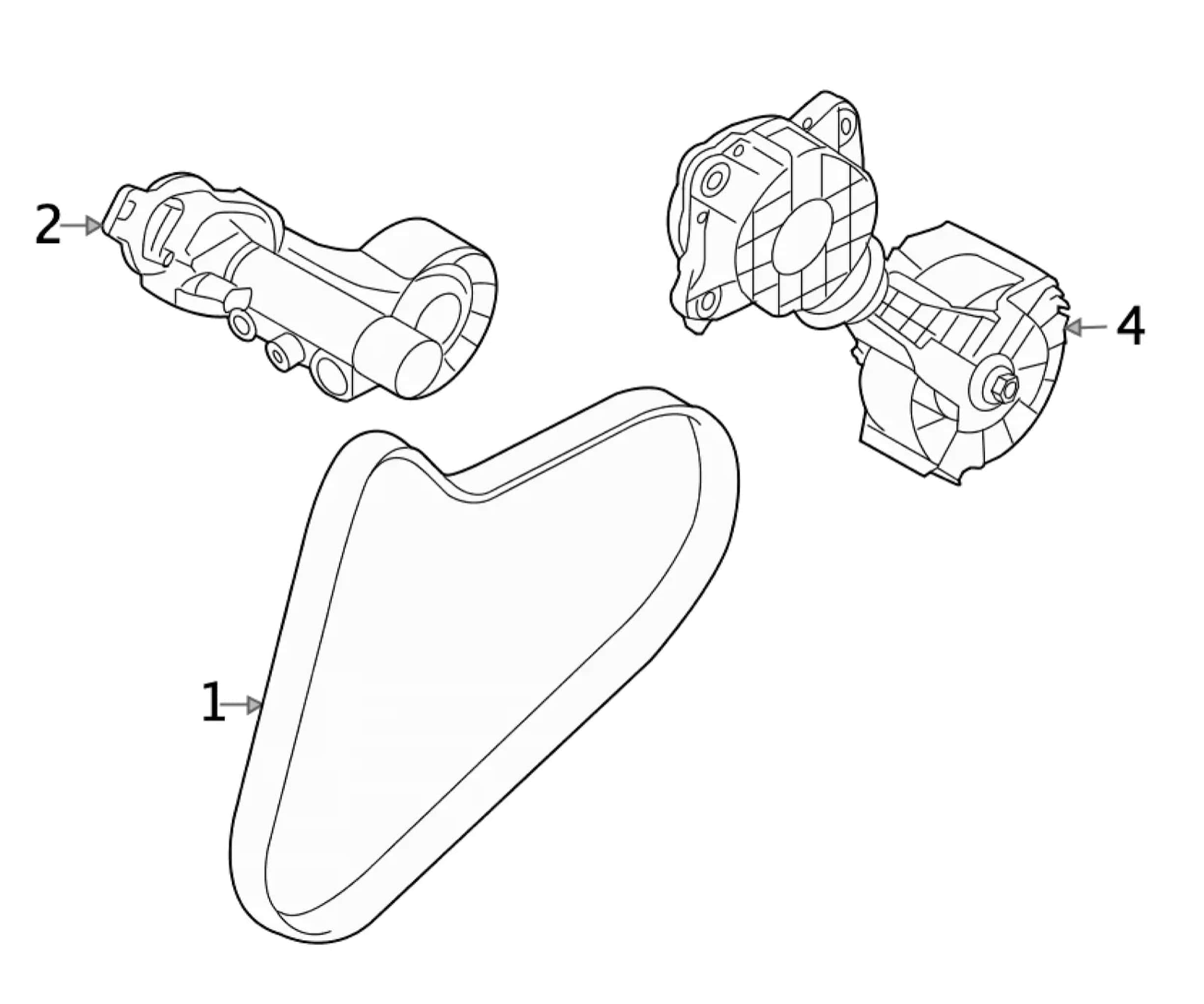 Kit de Correa de Transmisión con Conjunto de Tensor + Polea - Imagen 5