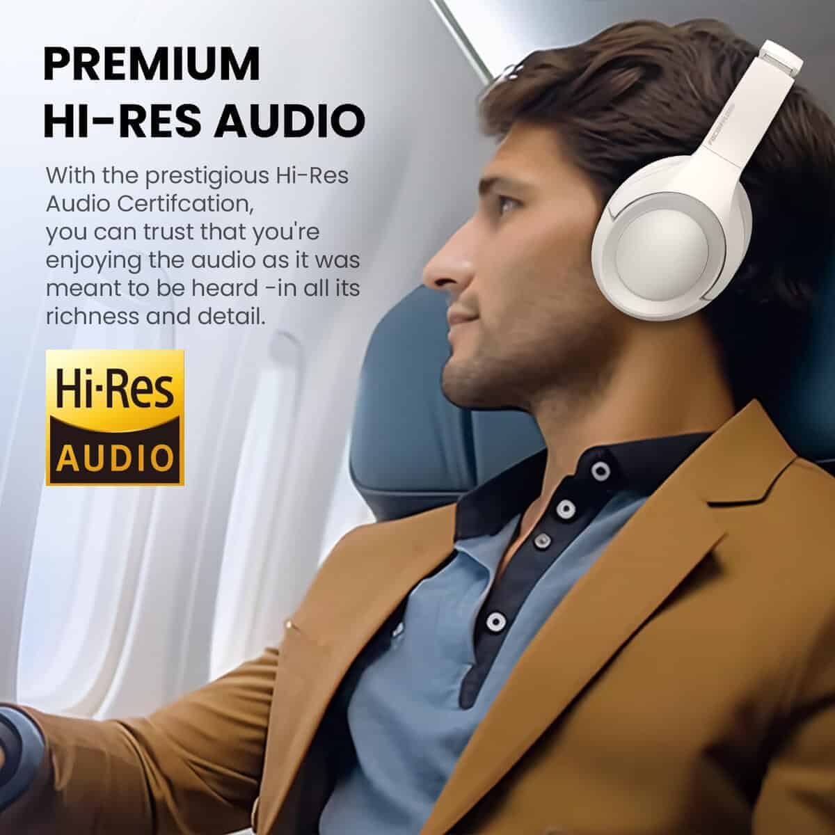 Audífonos con cancelación de ruido activa y modo de - Imagen 3