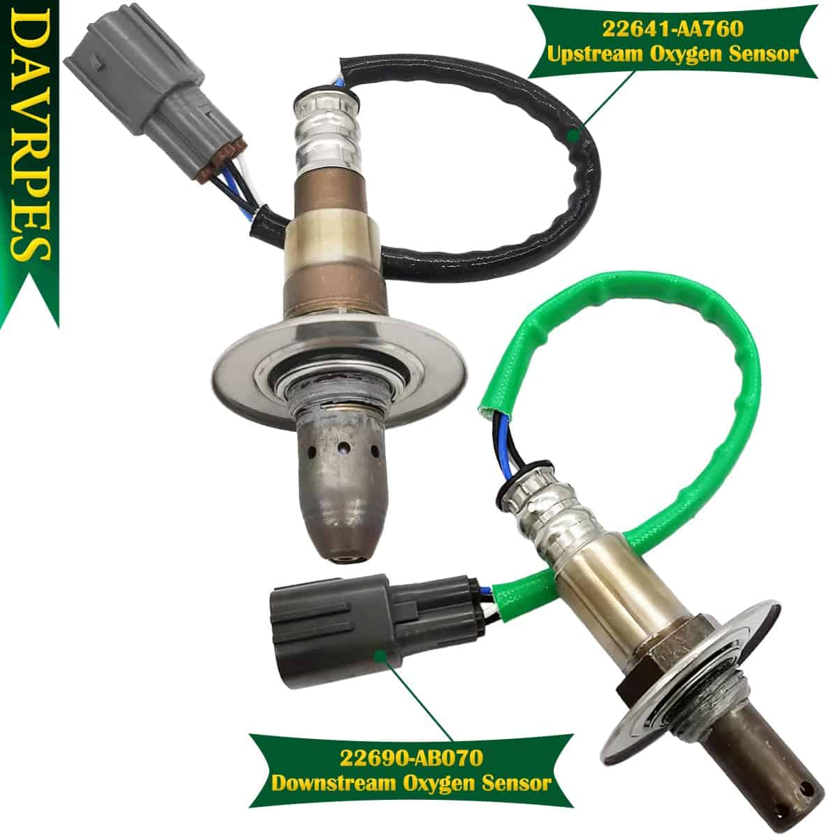 DAVRPES 2PCS 22690-AB070 22641-AA760 Sensor de Oxígeno - Imagen 3