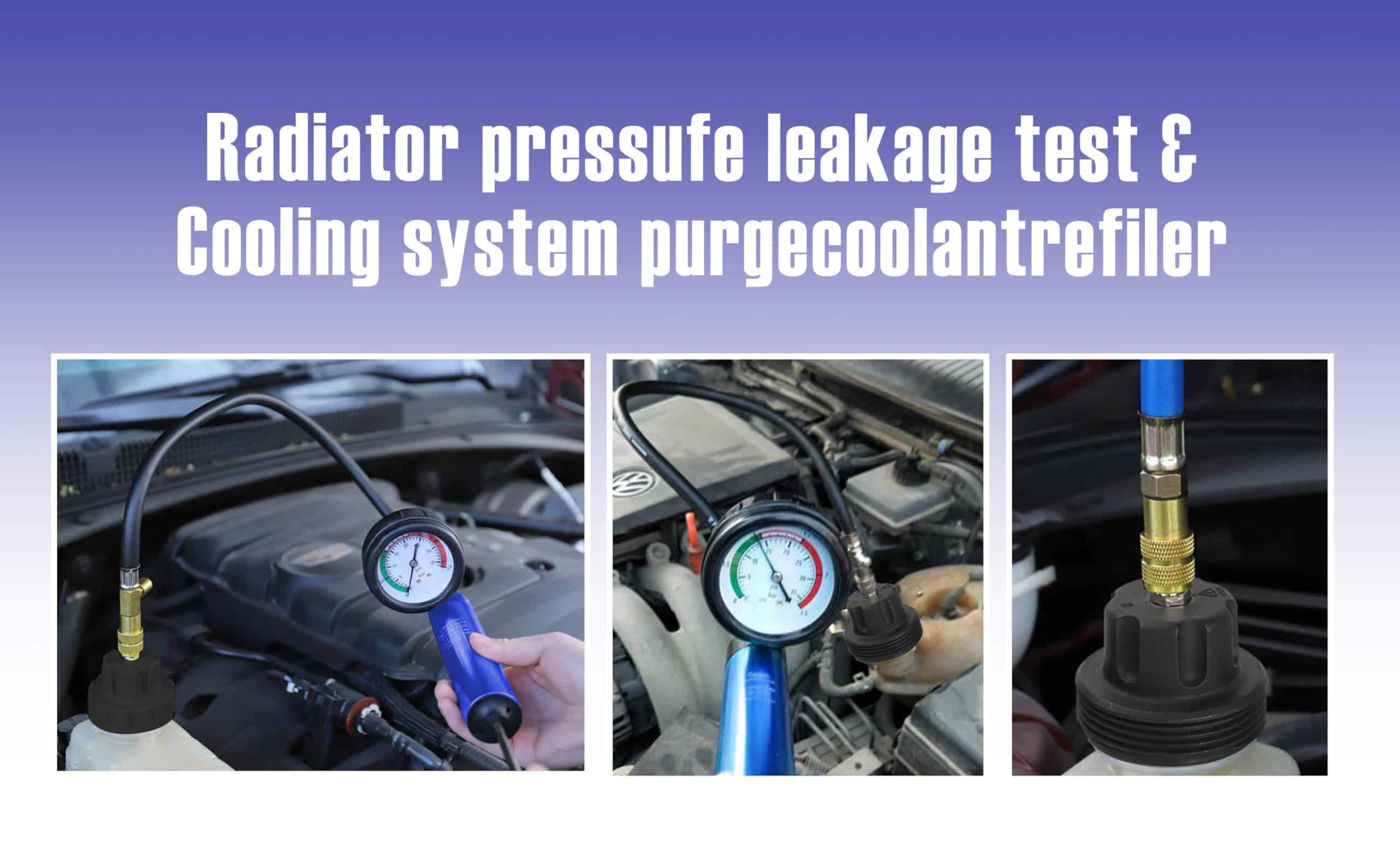 Kit de Prueba de Presión del Radiador Universal 18 Piezas - Imagen 5