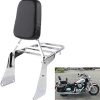 Respaldo para Asiento Trasero de Motocicleta Compatible con