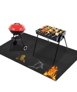 Tapete de parrilla para barbacoa al aire libre, 70 x 48