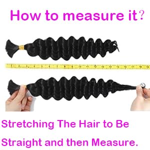 Extensiones de Cabello de Onda Profunda para Trenzas Boho - Imagen 8