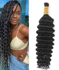 Extensiones de Cabello de Onda Profunda para Trenzas Boho