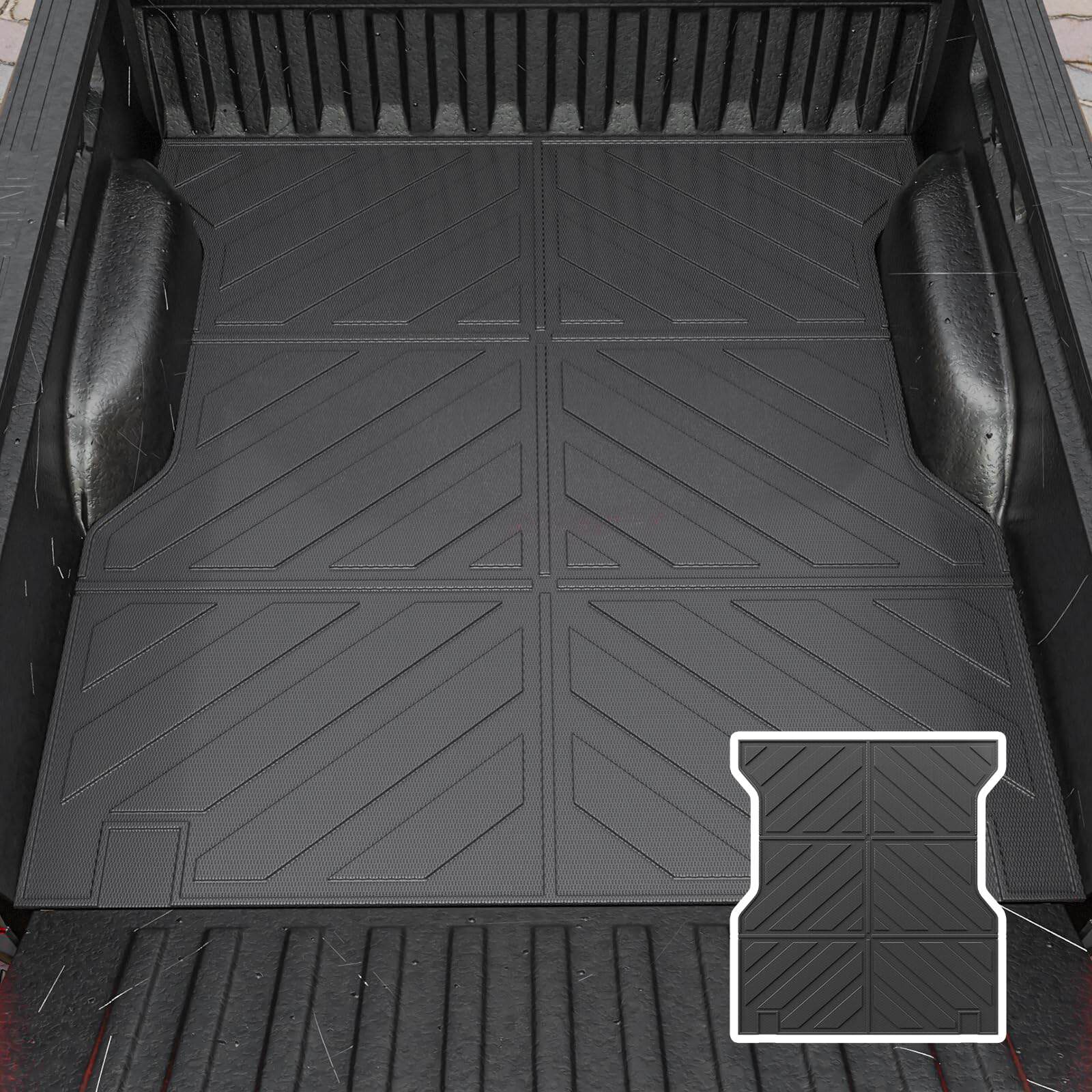 Zekzoop Bed Mat Compatible with 2024 2025 Toyota Tacoma