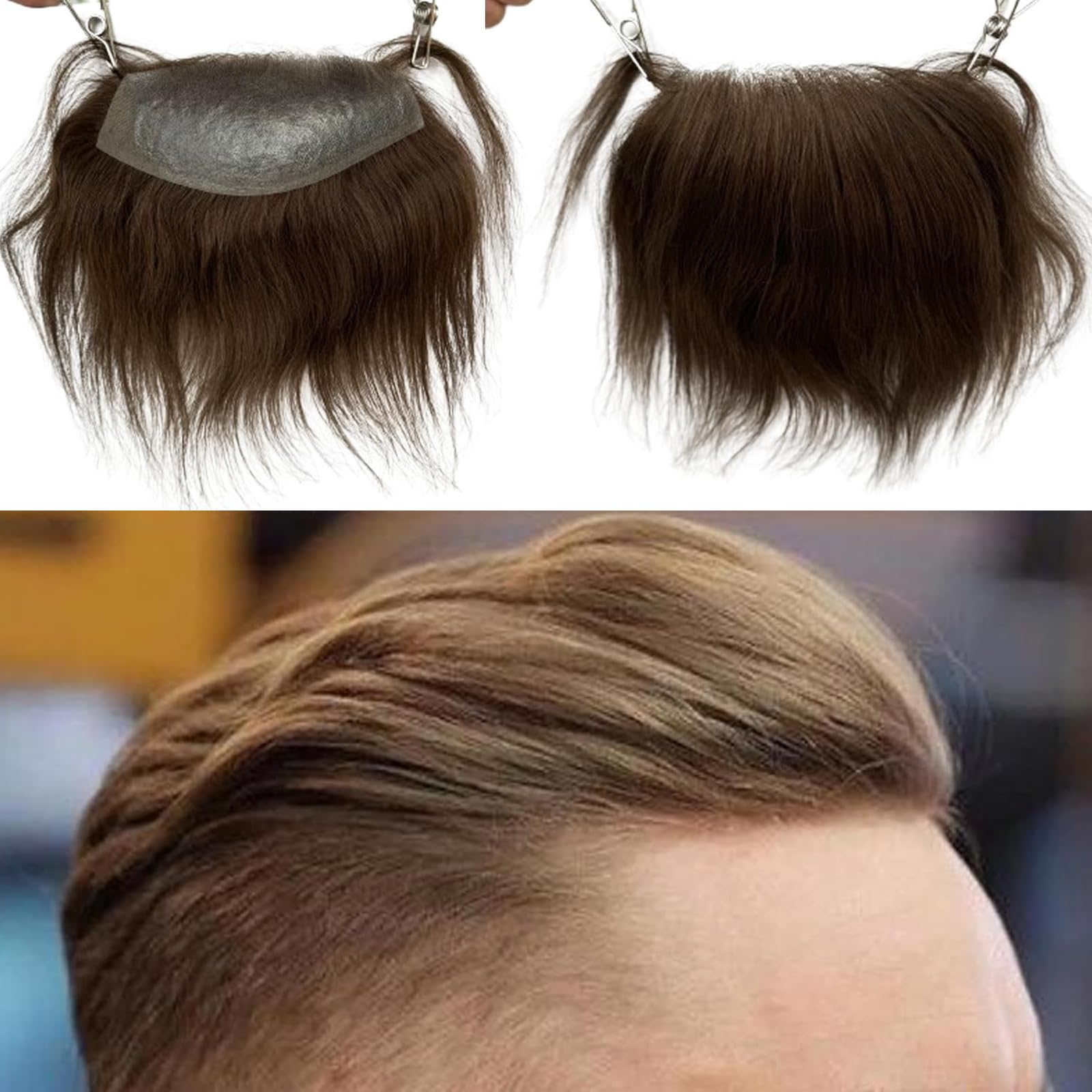 Toupee de línea de cabello para hombres Voloria 100%
