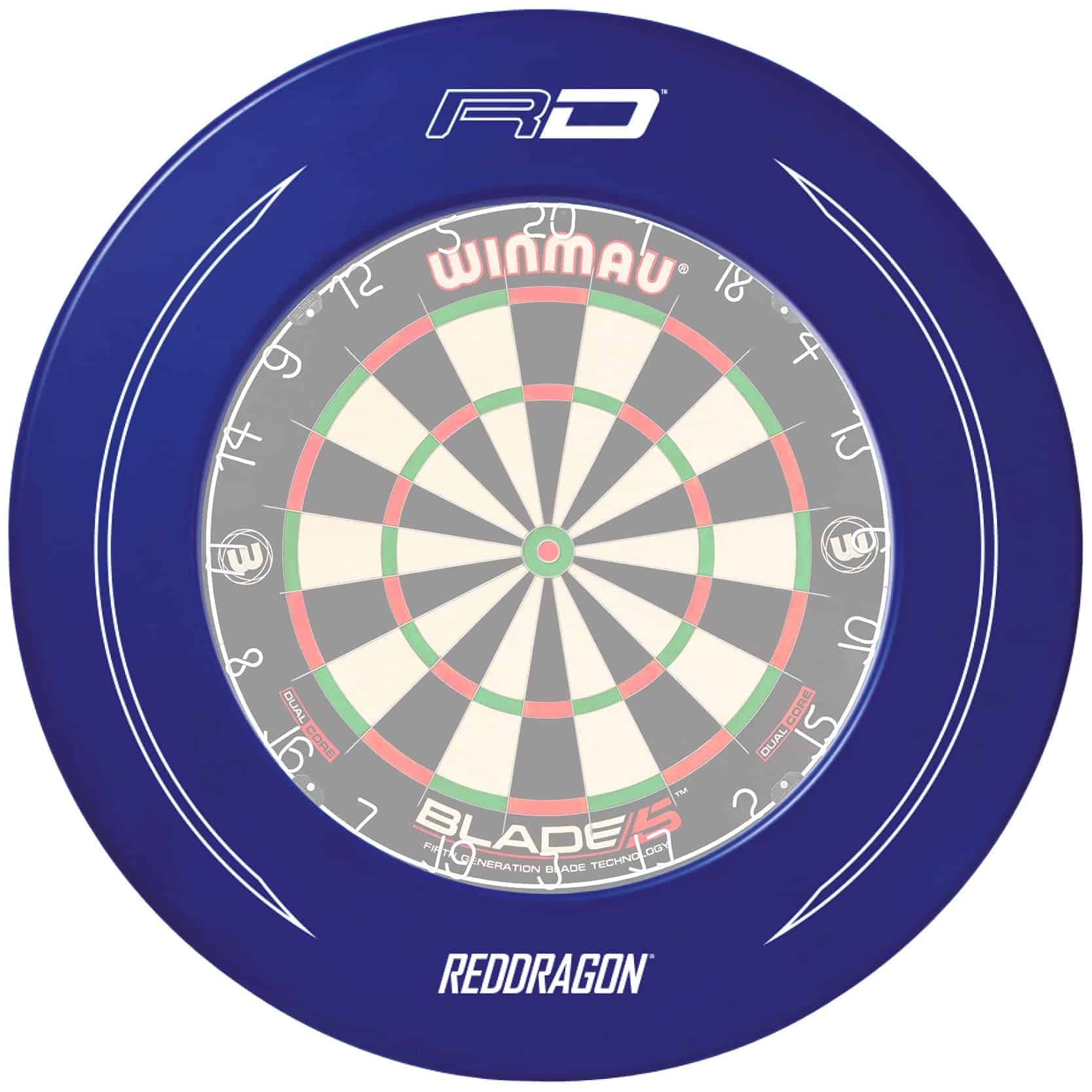 RED DRAGON Protector de Tablero de Dardos con Diseño Azul - Imagen 3