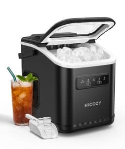 Máquina de hacer hielo de mostrador HiCOZY con asa, hielo