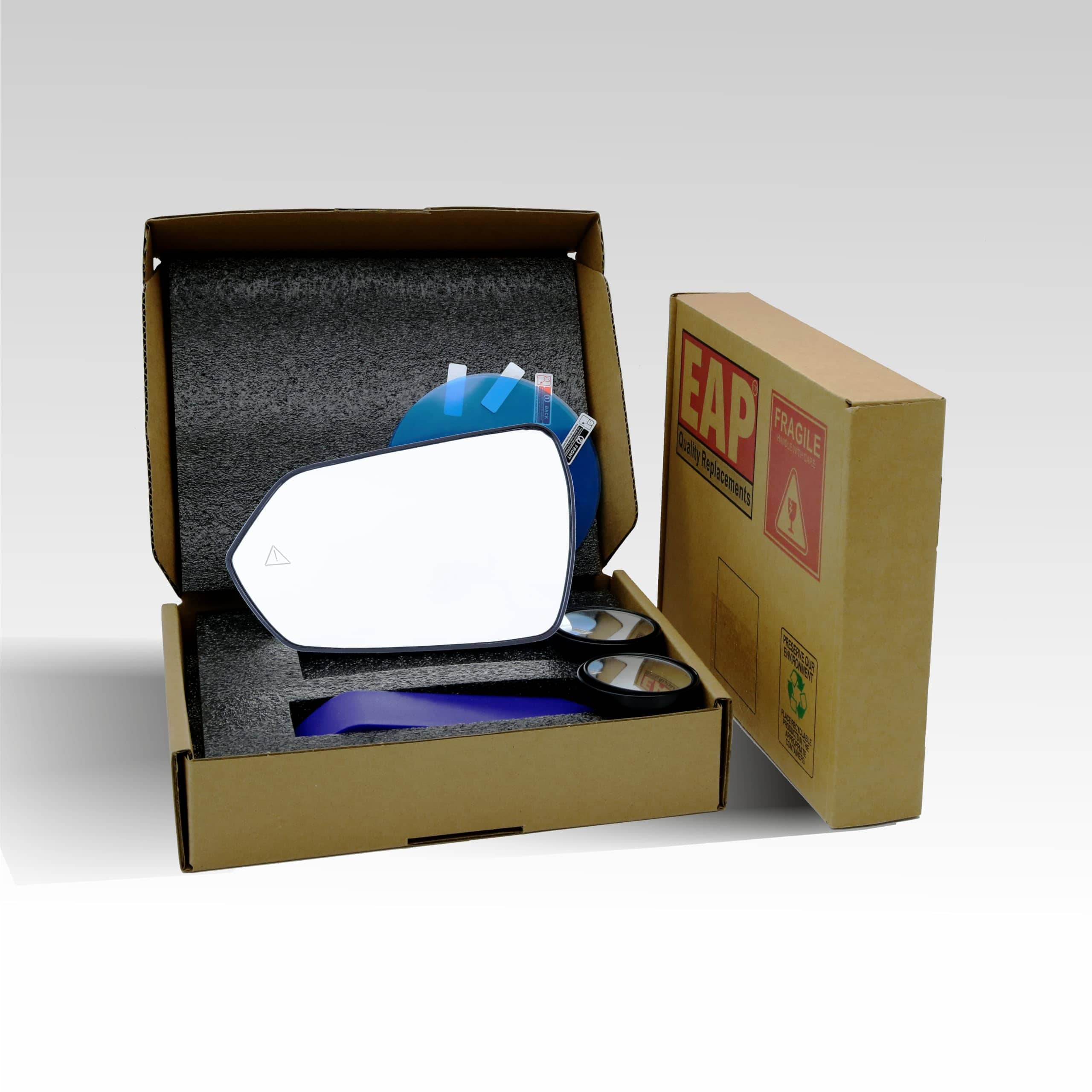 Espejo de vidrio del lado del conductor EAP compatible con - Imagen 4