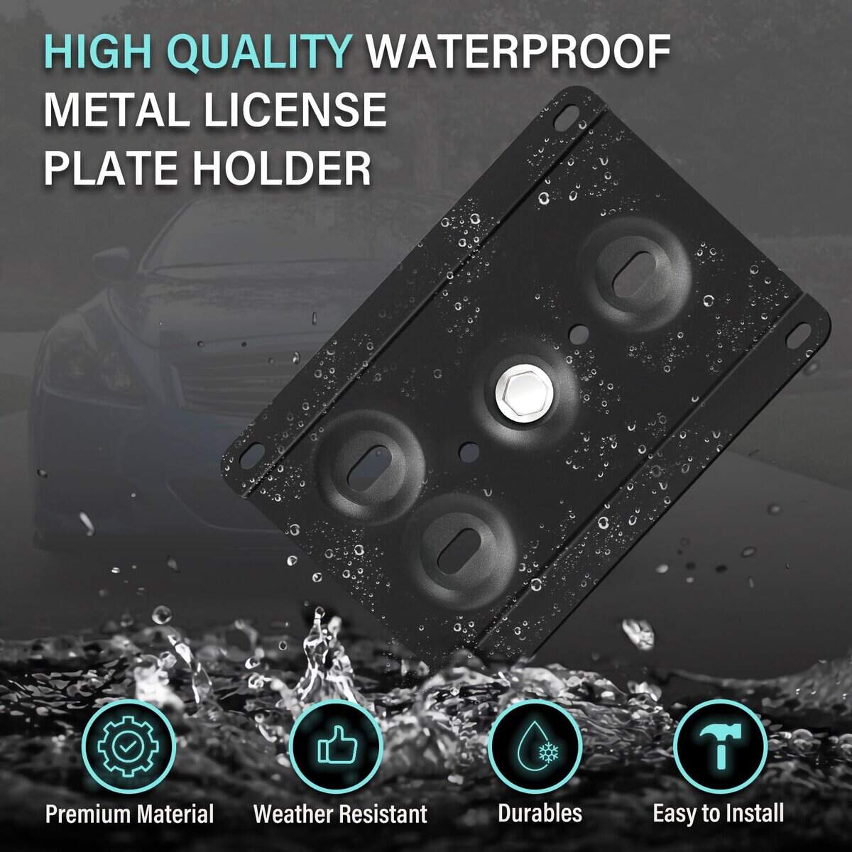 Adaptador de Gancho de Remolque para Montaje de Placa de - Imagen 3