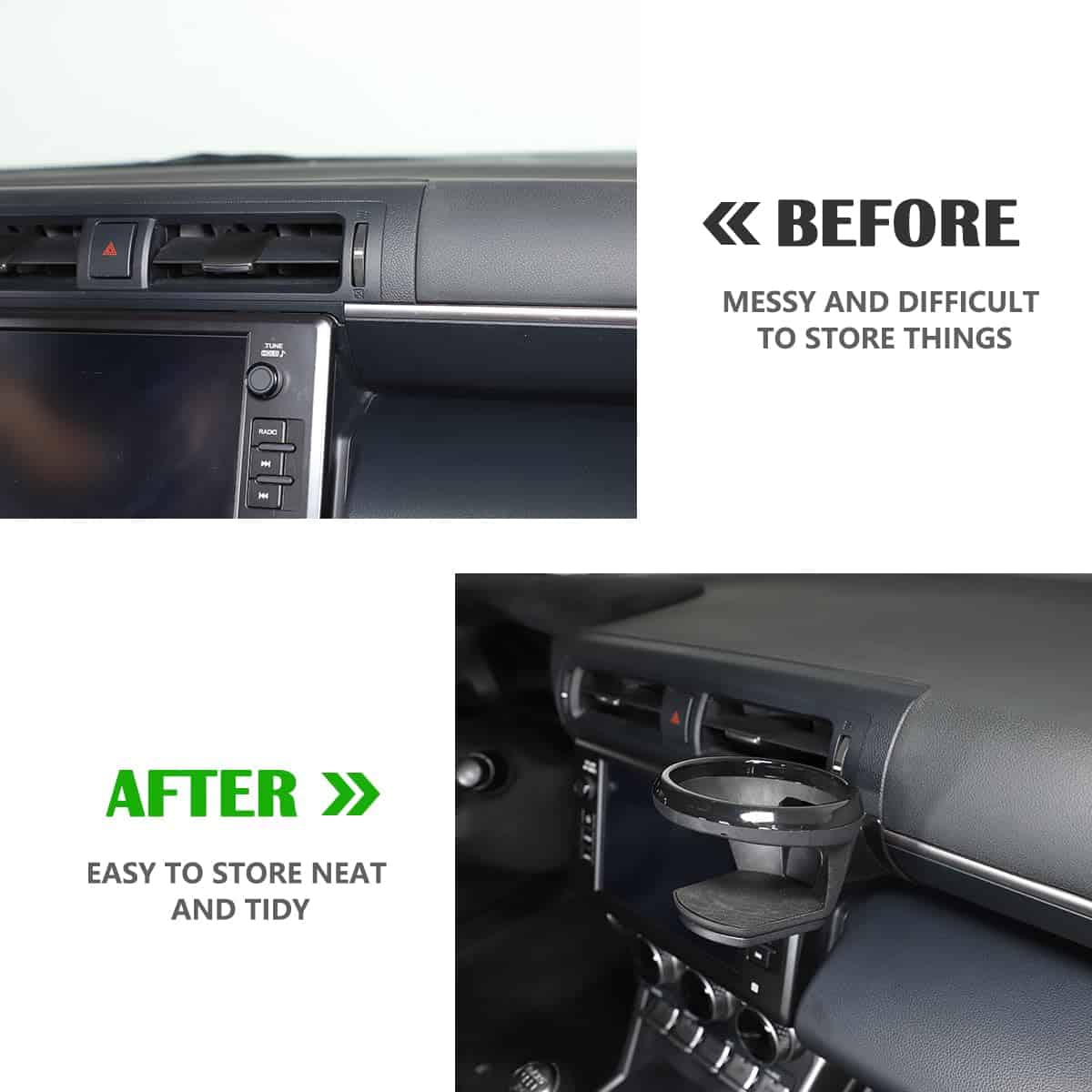 Portavasos para Automóvil Compatible con Subaru BRZ Toyota - Imagen 3